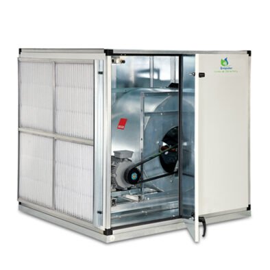 Ventilation fresh air unit evapoler